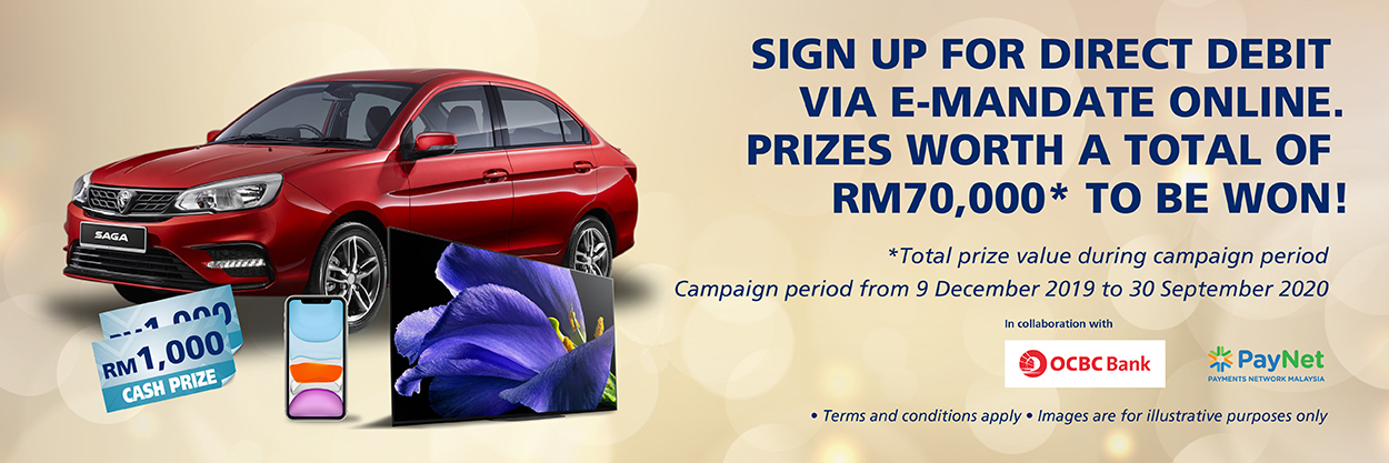Direct Debit E Mandate Sign Up And Win Campaign Campaign Zurich Malaysia
